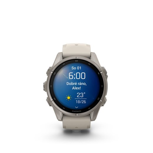 GARMIN FENIX® 9 - 43 MM, BARE TITANIUM FOG GRAY 010-04761-01 - FENIX 9 - ZNAČKY