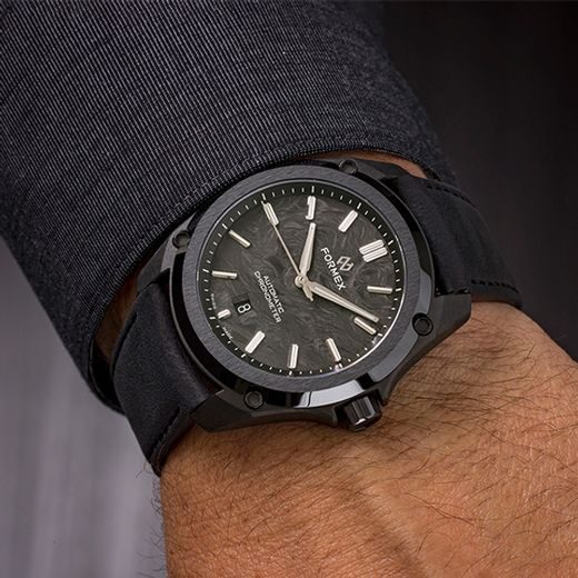 FORMEX ESSENCE LEGGERA FORTYONE AUTOMATIC CHRONOMETER FORGED CARBON BLACK NYLON - ESSENCE LEGGERA - BRANDS