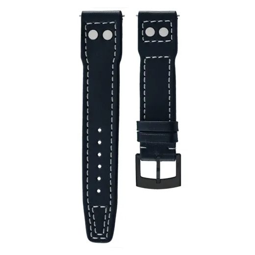 KOŽENÝ ŘEMÍNEK BIATEC PILOT | MODRÝ - 20 MM - ŘEMÍNKY - OSTATNÍ