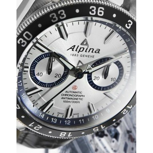 ALPINA ALPINER 4 CHRONOGRAPH AUTOMATIC AL-860AD5AQ6 - ALPINA - BRANDS