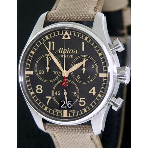 ALPINA STARTIMER PILOT BIG DATE CHRONOGRAPH AL-372BGR4S6 - ALPINA - ZNAČKY