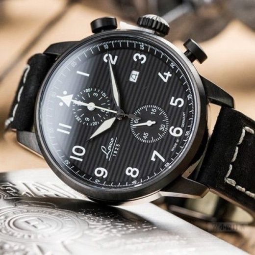 LACO LAUSANNE QUARTZ CHRONOGRAPH - PILOT BASIC - ZNAČKY