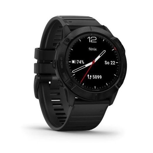 GARMIN FENIX6X PRO GLASS, BLACK/BLACK BAND (MAP/MUSIC) 010-02157-01 - GARMIN - ZNAČKY