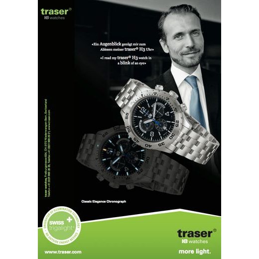 TRASER CLASSIC ELEGANCE CHRONOGRAPH STEEL - TRASER - BRANDS