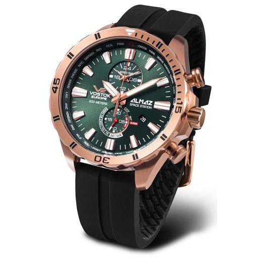 VOSTOK EUROPE ALMAZ MULTIFUNCTIONAL LINE YM8J-320B656S - ALMAZ SPACE STATION - BRANDS