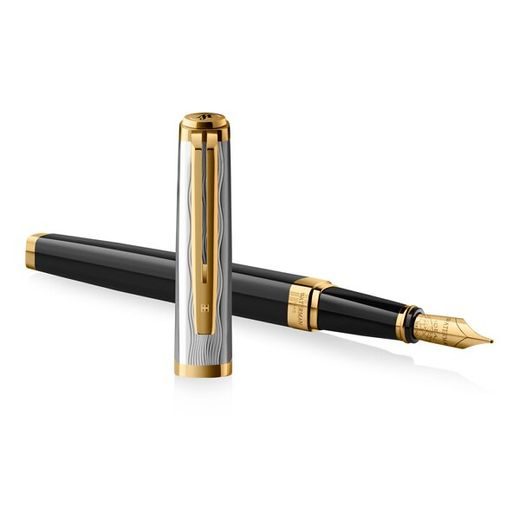 PLNICÍ PERO WATERMAN EXCEPTION REFLECTIONS OF PARIS SE DLX BLACK GT 1507/166094 - FOUNTAIN PENS - ACCESSORIES