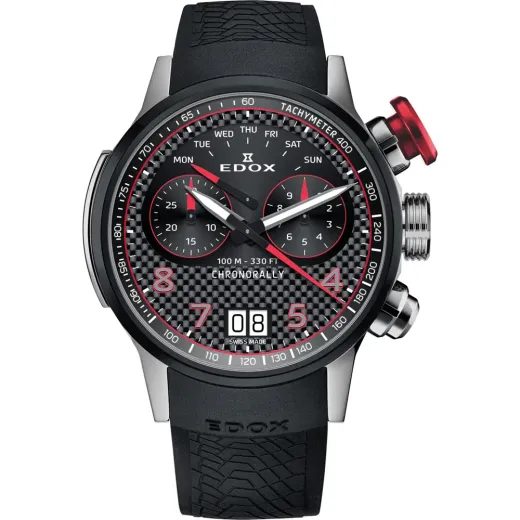 EDOX CHRONORALLY QUARTZ CHRONOGRAPH 38003-TINRO-CARO - CHRONORALLY - BRANDS
