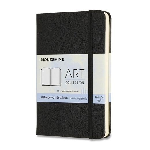 SKICÁŘ MOLESKINE WATERCOLOUR NOTEBOOK - TVRDÉ DESKY - S, ČISTÝ 1331/4011411 - DIÁŘE A ZÁPISNÍKY - OSTATNÍ