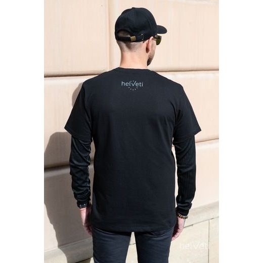 TRICOU HELVETI ZNAK - NEGRU - FANSHOP ȘI UNELTE - ALTELE