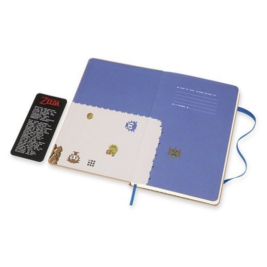 ZÁPISNÍK MOLESKINE THE LEGEND OF ZELDA - TVRDÉ DESKY - L, LINKOVANÝ 1331/1917313 - DIÁŘE A ZÁPISNÍKY - OSTATNÍ