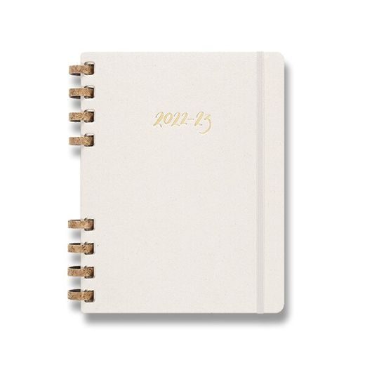 DIÁŘ MOLESKINE SPIRAL ACADEMIC 2023 SVĚTLE ŠEDÝ - TÝDENNÍ/MĚSÍČNÍ - TVRDÉ DESKY - XL 1206/5730319 - DIARIES AND NOTEBOOKS - ACCESSORIES