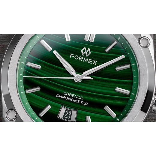 FORMEX ESSENCE FORTYTHREE AUTOMATIC CHRONOMETER MALACHITE STEEL BRACELET 0330.1.6390.100 - ESSENCE - BRANDS