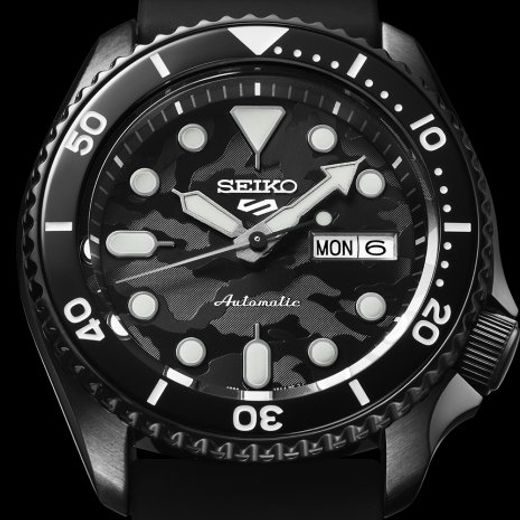 SEIKO 5 SPORTS SKX CAMOUFLAGE STREET STYLE SRPJ39K1 YUTO HORIGOME LIMITED EDITION - SEIKO 5 SPORTS 2019 - ZNAČKY