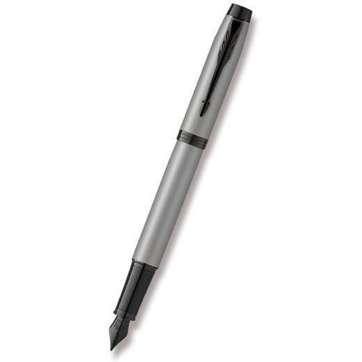 PARKER IM ACHROMATIC GREY FOUNTAIN PEN BT 1502/31276 - FOUNTAIN PENS - ACCESSORIES