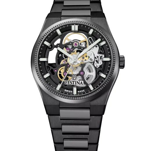 FESTINA SWISS MADE AUTOMATIC RIVÉ SQ 20070/1 - SWISS MADE - BRANDS