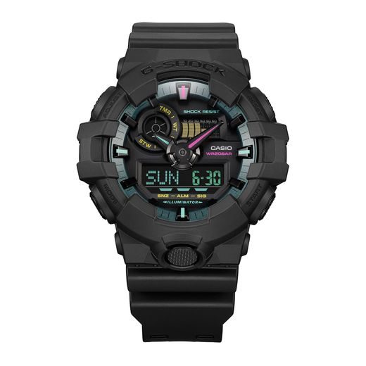 CASIO G-SHOCK GA-700MF-1AER MULTI-FLUORESCENT ACCENTS SERIES - G-SHOCK - BRANDS