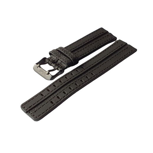 ČERNÝ KOŽENÝ ŘEMÍNEK VOSTOK EUROPE PRO EXPEDITION COMPACT NH35-592C556 - ČERNÁ SPONA - ŘEMÍNKY - OSTATNÍ