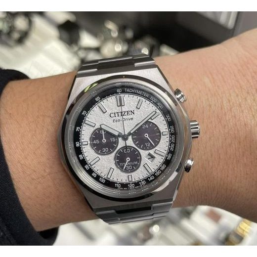 CITIZEN ECO-DRIVE SUPER TITANIUM CHRONO CA4610-85A - SUPER TITANIUM - BRANDS