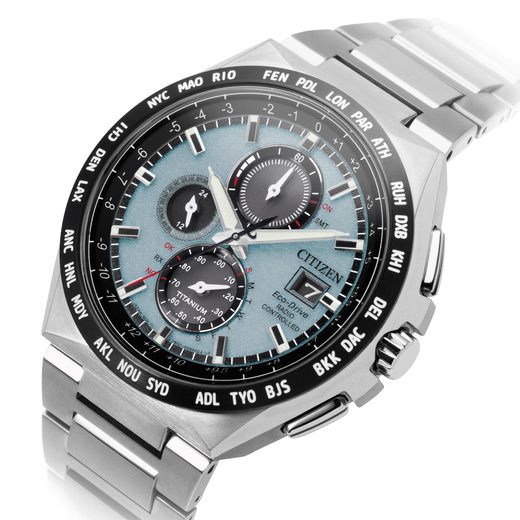 CITIZEN WORLDTIME RADIO CONTROLLED SUPER TITANIUM AT8238-84M - SUPER TITANIUM - MĂRCI