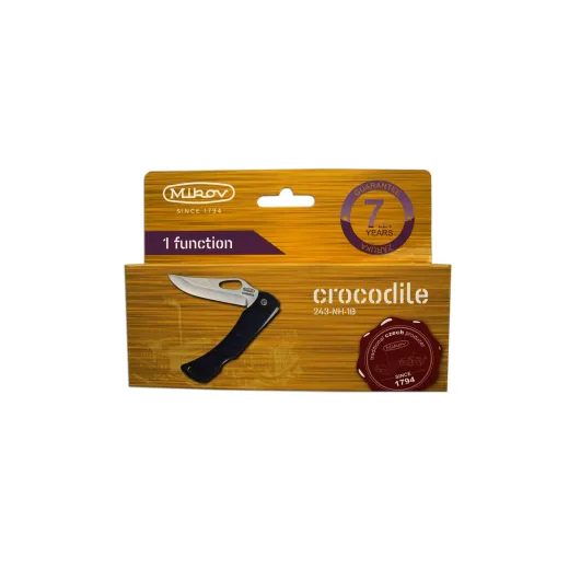 MIKOV CROCODILE 243-NH-1/B BLACK POCKET KNIFE - POCKET KNIVES - ACCESSORIES