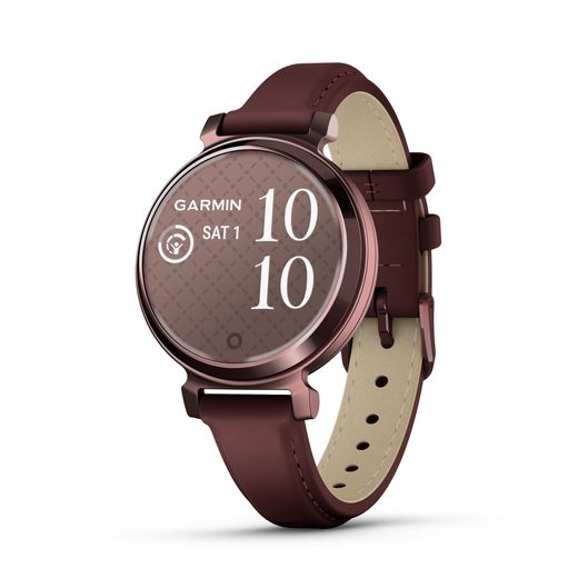 GARMIN LILY® 2 CLASSIC DARK BRONZE / MULBERRY LEATHER BAND 010-02839-03 - LILY 2 - ZNAČKY