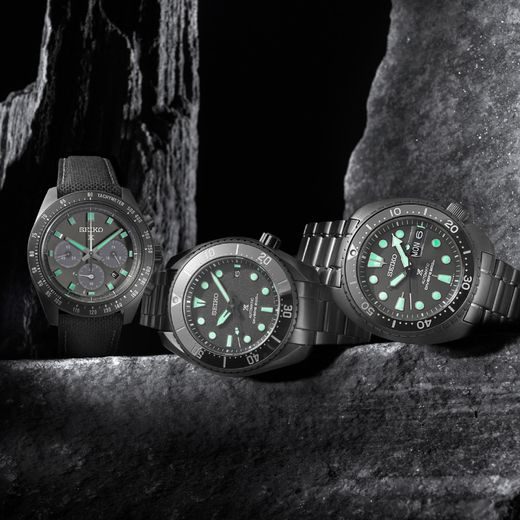 SEIKO PROSPEX SRPK43K1 BLACK SERIES NIGHT VISION - PROSPEX - ZNAČKY