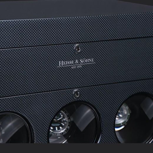 WATCH WINDER HEISSE & SÖHNE LOOP CARBON 70019-244.67 - WATCH WINDERS - ACCESSORIES