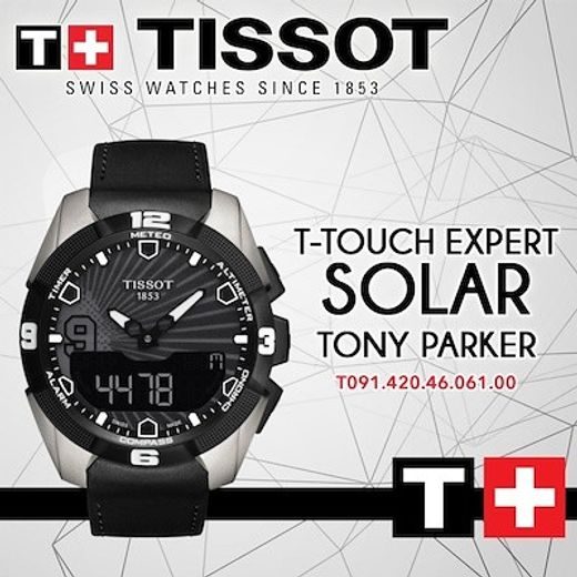 TISSOT T-TOUCH EXPERT SOLAR TONY PARKER T091.420.46.061.00 - TISSOT - ZNAČKY