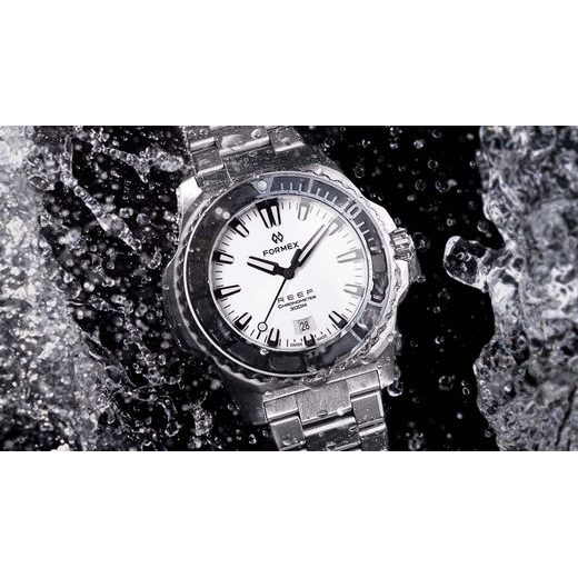 FORMEX REEF 42 AUTOMATIC CHRONOMETER WHITE DIAL - REEF - ZNAČKY