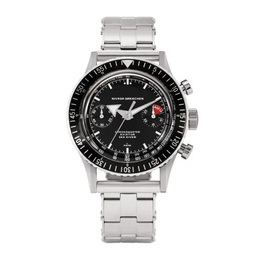 NIVADA GRENCHEN CHRONOMASTER WHITE BROAD ARROW INTER. BEZEL - MANUAL - CHRONOMASTER - ZNAČKY