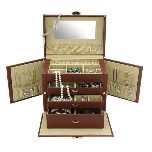 JEWELLERY BOX FRIEDRICH LEDERWAREN CORDOBA 26391-3 - JEWELLERY BOXES - ACCESSORIES