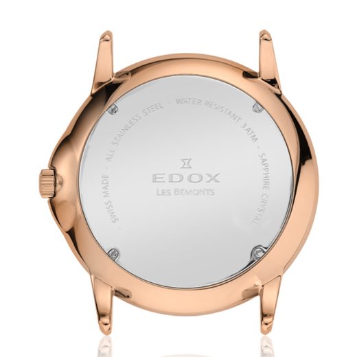 EDOX LES BÉMONTS SLIM LINE DATE QUARTZ 57001-37R-NAIR - LES BÉMONTS - ZNAČKY