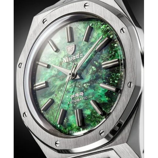 NIVADA GRENCHEN F77 SST GREEN AVENTURINE MK2 - 38 MM - F77 - ZNAČKY