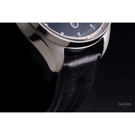 VOSTOK EUROPE LIMITOVANÁ EDICE EMBÉČKA AUTOMATIC LINE NH35-325A498 - ČERNÝ KOŽENÝ ŘEMÍNEK - EMBÉČKA - ZNAČKY
