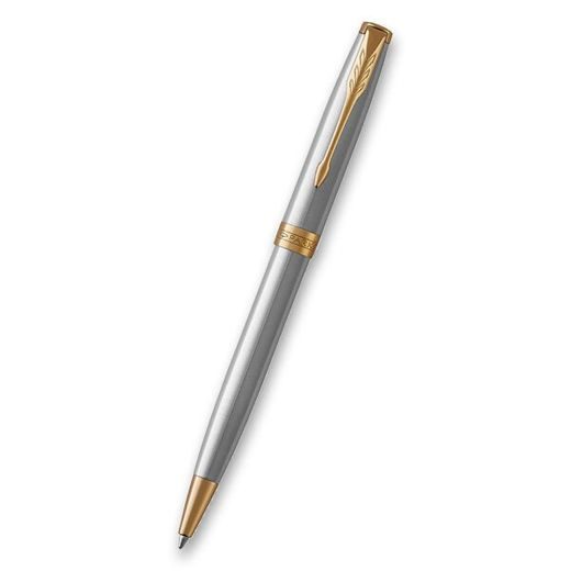 KULIČKOVÉ PERO PARKER SONNET STAINLESS STEEL GT 1502/5231507 - BALLPOINT PENS - ACCESSORIES