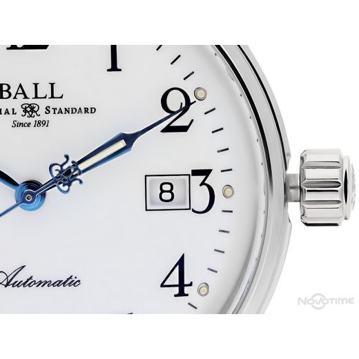 BALL TRAINMASTER STANDARD TIME 135 ANNIVERSARY LIMITED EDITION NM3288D-SJ-WH - BALL - BRANDS