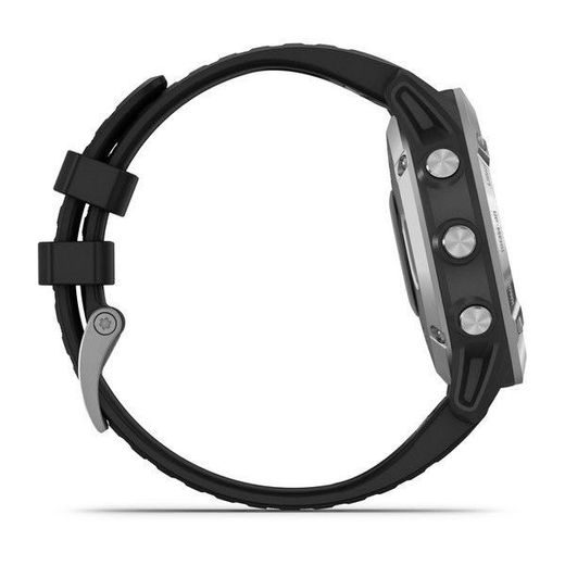 GARMIN FENIX6 GLASS, SILVER/BLACK BAND 010-02158-00 - GARMIN - ZNAČKY