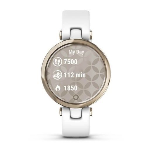 GARMIN LILY SPORT CREAM GOLD/WHITE SILICONE BAND 010-02384-10 - ARCHÍV