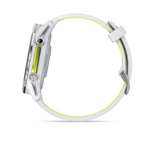 GARMIN FORERUNNER® 970 TITANOVÁ LUNETA WHITESTONE A POLOPRŮHLEDNÝ ŘEMÍNEK WHITESTONE/AMP YELLOW 010-02969-11 - FORERUNNER 970 - ZNAČKY