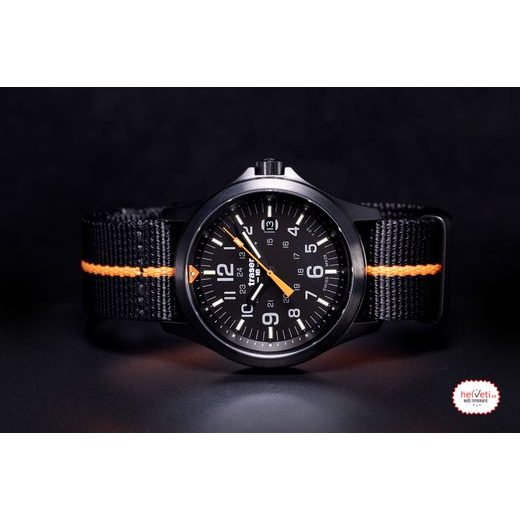 TRASER P67 OFFICER PRO BLACK NATO WITH STRIPE - HERITAGE - BRANDS