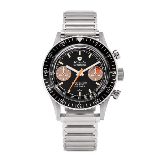 NIVADA GRENCHEN CHRONOMASTER ORANGE BOY INTER. BEZEL - MANUAL - CHRONOMASTER - ZNAČKY