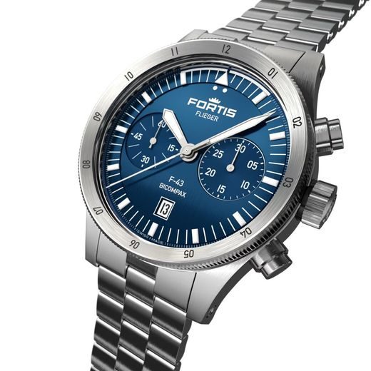 FORTIS FLIEGER F-43 BICOMPAX LIBERTY BLUE F4240012 - FLIEGER - ZNAČKY