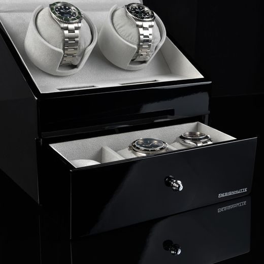 WATCH WINDER DESIGNHÜTTE SAN DIEGO 2 70005-51 - WATCH WINDERS - ACCESSORIES