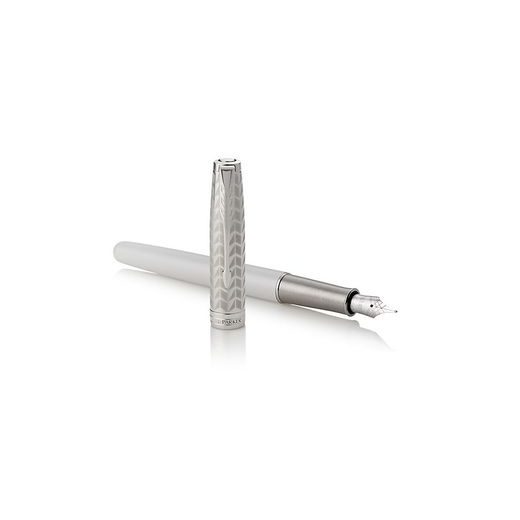 PLNICÍ PERO PARKER SONNET PREMIUM METAL & PEARL CT 1502/513154 - FOUNTAIN PENS - ACCESSORIES