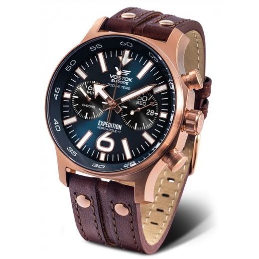 VOSTOK EUROPE EXPEDITON NORTH POLE-1 CHRONO LINE 6S21-595B645 - EXPEDITION NORTH POLE - ZNAČKY