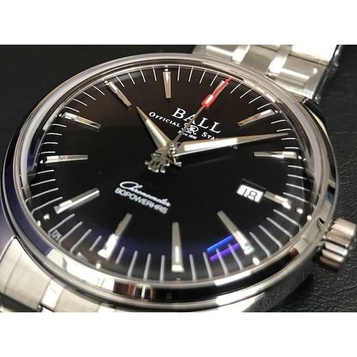 BALL TRAINMASTER MANUFACTURE 80 HOURS COSC NM3280D-S1CJ-BK - BALL - BRANDS