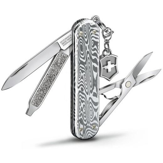 NŮŽ VICTORINOX CLASSIC SD BRILLIANT DAMAST 0.6221.34 - KAPESNÍ NOŽE - OSTATNÍ