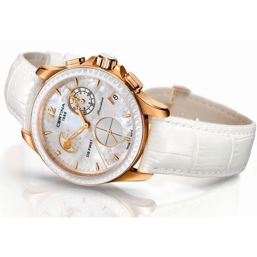 CERTINA DS FIRST LADY CHRONOGRAPH MOON PHASE C030.250.36.106.00 - CERTINA - ZNAČKY