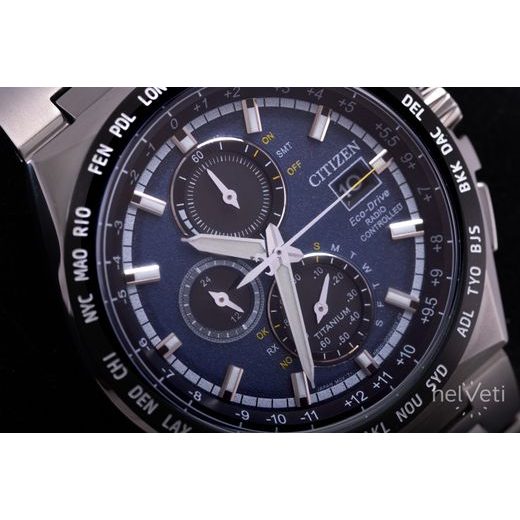 CITIZEN WORLDTIME RADIO CONTROLLED SUPER TITANIUM AT8238-84L - SUPER TITANIUM - BRANDS