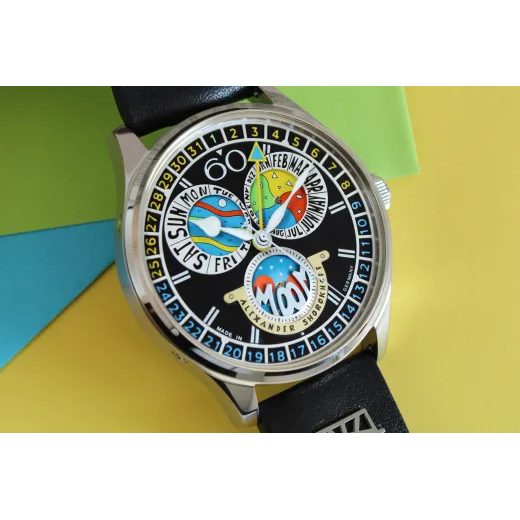 ALEXANDER SHOROKHOFF FULL CALENDAR CADAMOMO BLACK AS.VK-CDMM4 - AVANTGARDE - BRANDS